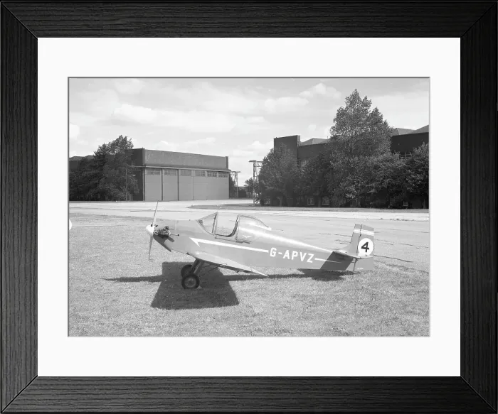 Framed Print : Druine D. 31 Turbulent G-APVZ Framed Print : Druine D. 31 Turbulent G-APVZ