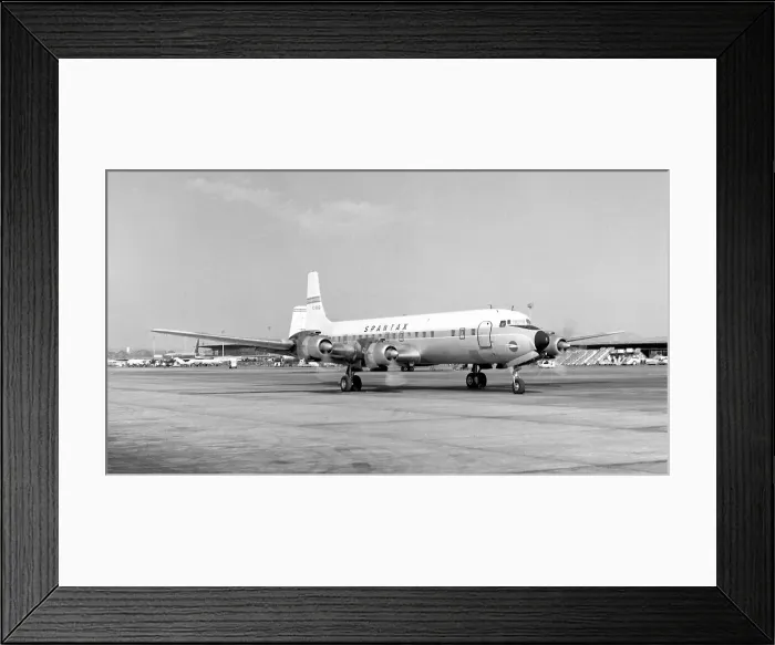 Framed Print : Douglas DC-7C EC-BSQ Framed Print : Douglas DC-7C EC-BSQ