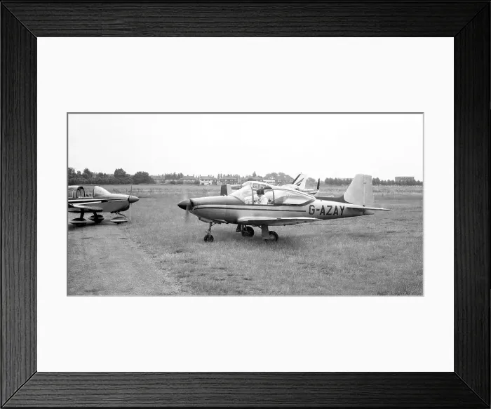 Framed Print : Aeromere F. 8L Super Falco G-AZAY Framed Print : Aeromere F. 8L Super Falco G-AZAY