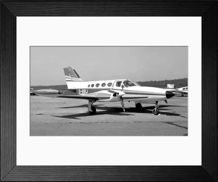 Framed Print : Cessna 421B Golden Eagle G-BBIJ Framed Print : Cessna 421B Golden Eagle G-BBIJ