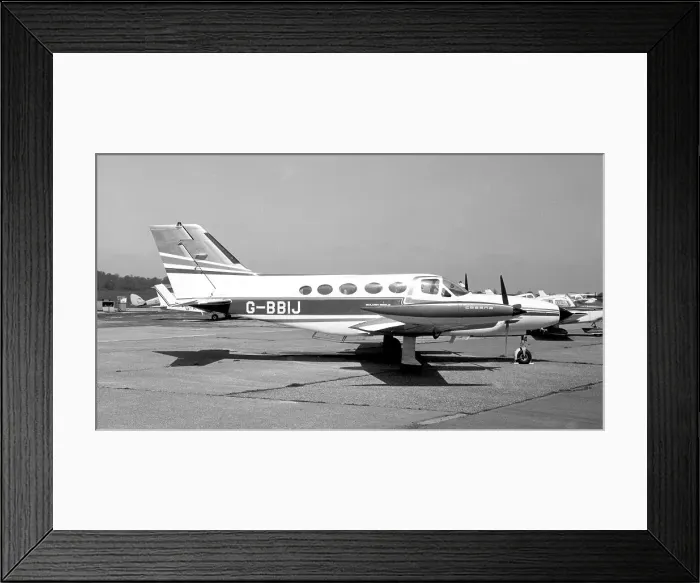 Framed Print : Cessna 421B Golden Eagle G-BBIJ Framed Print : Cessna 421B Golden Eagle G-BBIJ