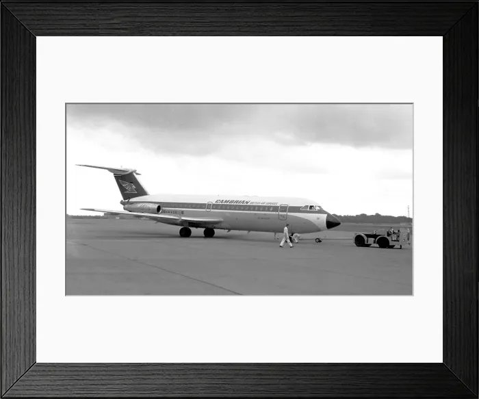 Framed Print : BAC 1-11-416EK G-AVOE Framed Print : BAC 1-11-416EK G-AVOE