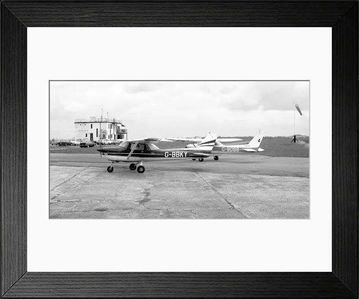 Framed Print : Reims-Cessna F150L G-BBKY Framed Print : Reims-Cessna F150L G-BBKY