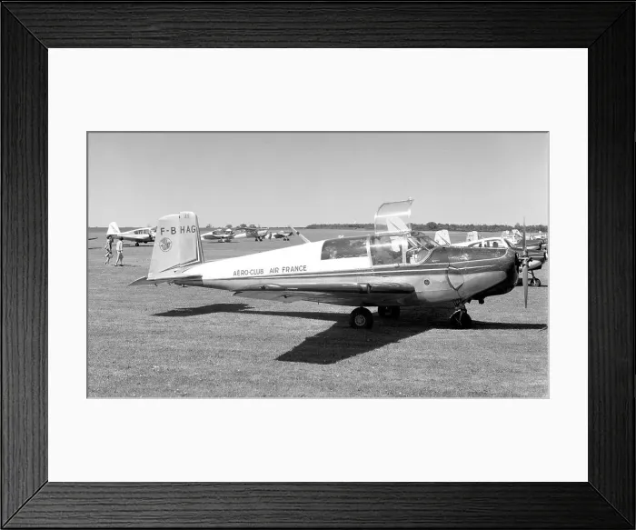Framed Print : SAAB 91B Safir F-BHAG Framed Print : SAAB 91B Safir F-BHAG