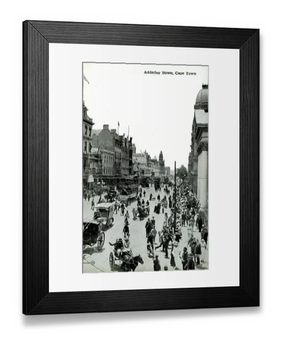 Framed Print : Adderley Street, Cape Town, South Africa Framed Print : Adderley Street, Cape Town, South Africa