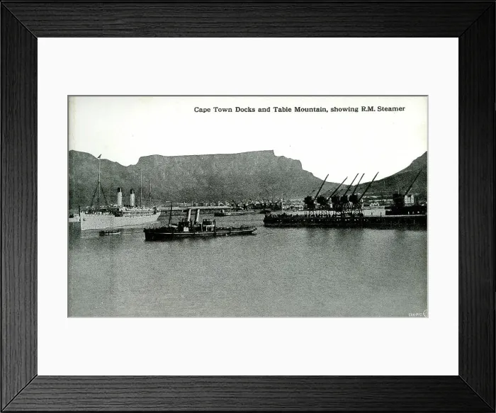 Framed Print : Cape Town Docks and Table Mountain, South Africa Framed Print : Cape Town Docks and Table Mountain, South Africa