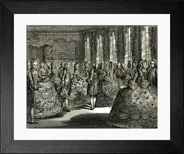 Framed Print : Introducing a Lady to Her Majesty Queen Charlotte Framed Print : Introducing a Lady to Her Majesty Queen Charlotte