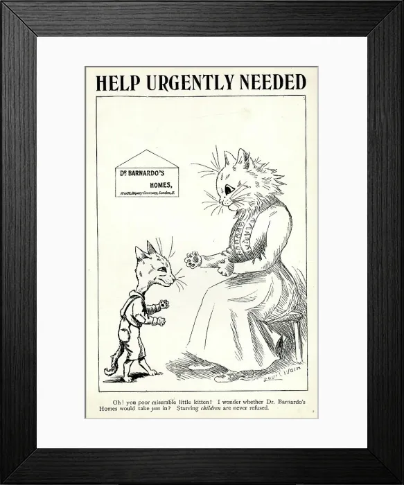 Framed Print : Advert, Dr Barnardo's Homes, Help Urgently Needed Framed Print : Advert, Dr Barnardo's Homes, Help Urgently Needed