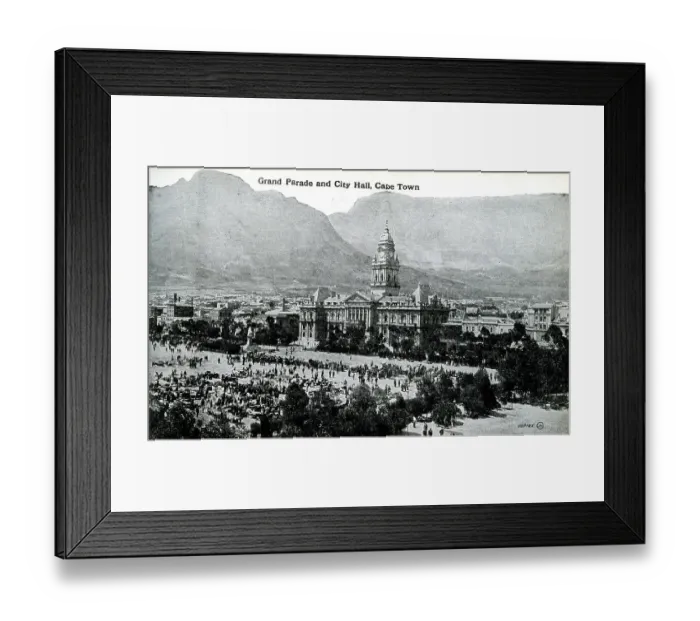Framed Print : Grand Parade and City Hall, Cape Town, South Africa Framed Print : Grand Parade and City Hall, Cape Town, South Africa