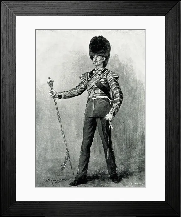 Framed Print : Grenadier Guards Drum Major Framed Print : Grenadier Guards Drum Major