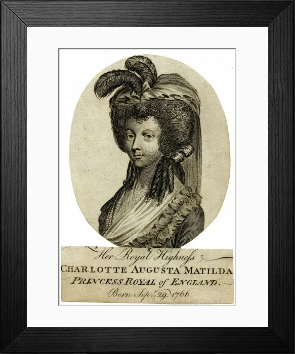 Framed Print : Charlotte Augusta Matilda, Princess Royal of England Framed Print : Charlotte Augusta Matilda, Princess Royal of England