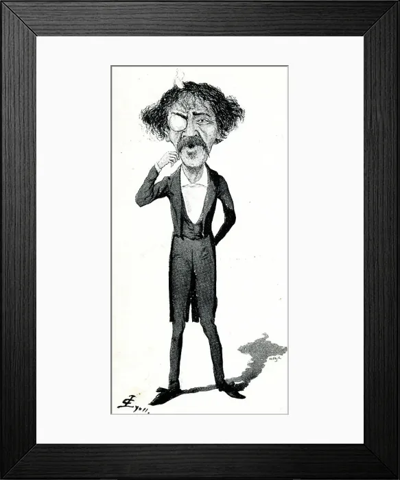 Framed Print : James McNeill Whistler, American artist Framed Print : James McNeill Whistler, American artist