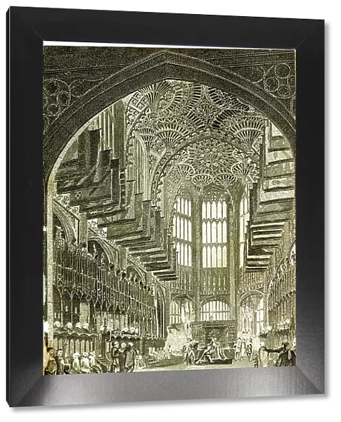 Inside Henry VII Chapel, Westminster Abbey, London