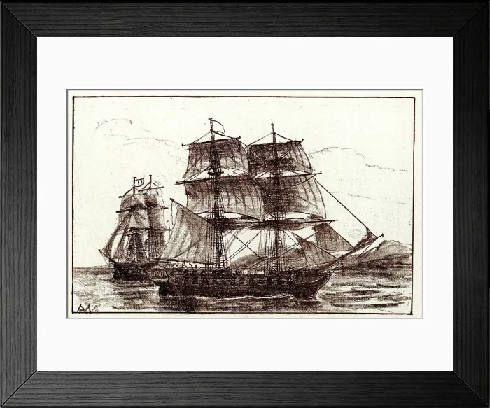 Framed Print : Liverpool Privateer Ships Framed Print : Liverpool Privateer Ships