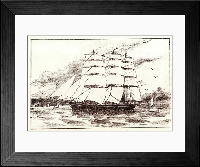 Framed Print : Liverpool Clipper Ship Framed Print : Liverpool Clipper Ship