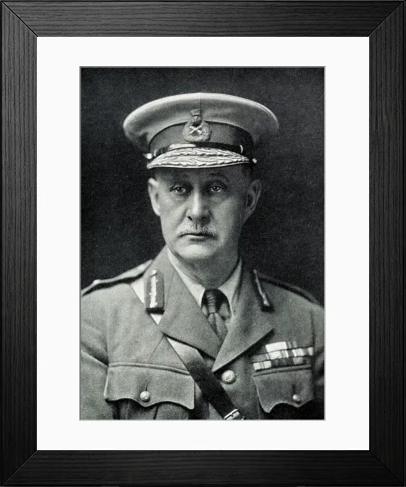 Framed Print : Major-General L C Dunsterville Framed Print : Major-General L C Dunsterville