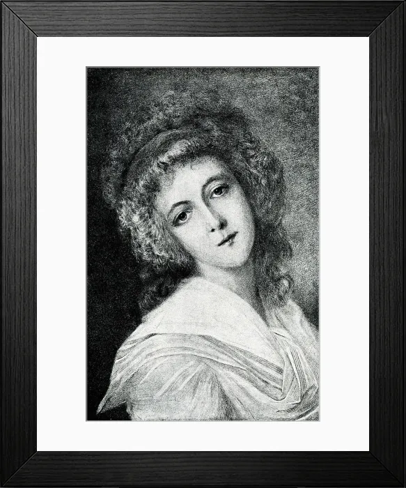 Framed Print : Pauline de Tourzel, Comtesse de Bearn Framed Print : Pauline de Tourzel, Comtesse de Bearn