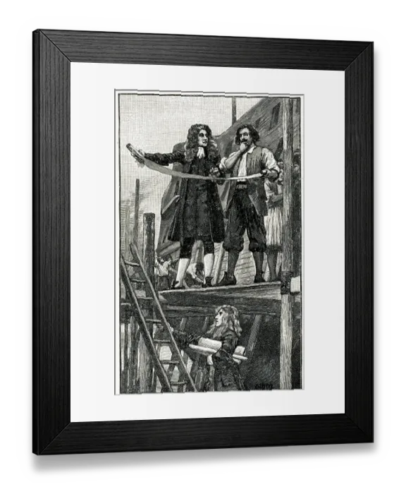 Framed Print : Peter the Great at Deptford, SE London Framed Print : Peter the Great at Deptford, SE London