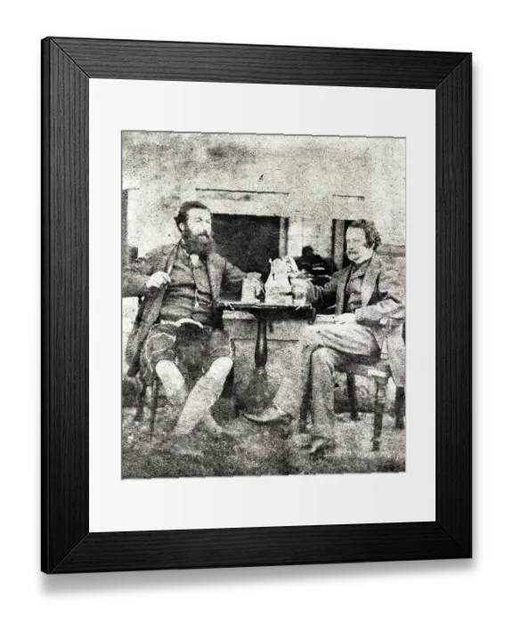 Framed Print : Scottish gentlemen, Alick Warrand and R. R. Caton Framed Print : Scottish gentlemen, Alick Warrand and R. R. Caton