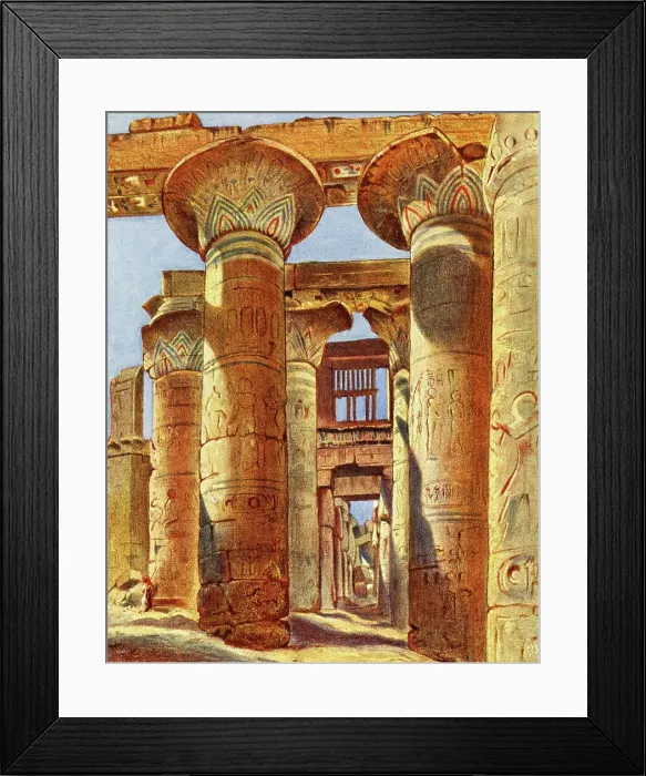 Framed Print : The Great Hall, Karnak, Egypt Framed Print : The Great Hall, Karnak, Egypt