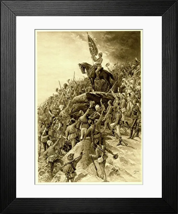 Framed Print : Types of British Colonial Forces