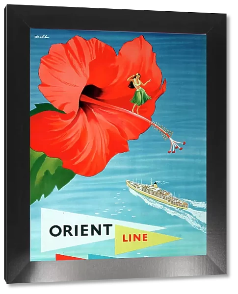 Poster, Orient Line Trans Pacific