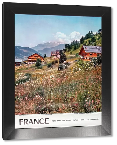 Poster, Summer in the French Alps
