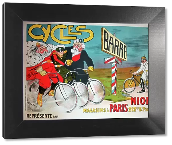 Poster, Barre Bicycles, Paris