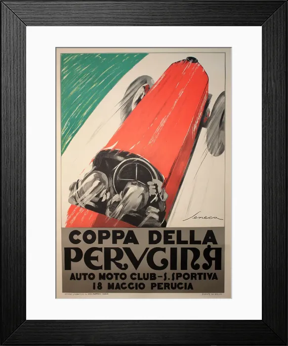 Framed Print : Poster, Perugina Cup, Perugia, Italy Framed Print : Poster, Perugina Cup, Perugia, Italy
