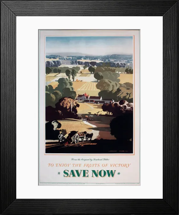 Framed Print : Poster, To enjoy the fruits of victory save now, WW2 Framed Print : Poster, To enjoy the fruits of victory save now, WW2