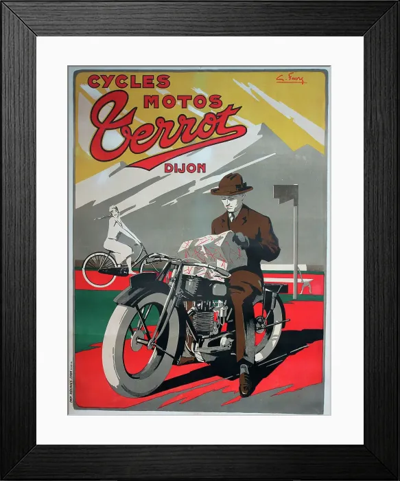 Framed Print : Poster, Terrot Motor Cycles, Dijon, France Framed Print : Poster, Terrot Motor Cycles, Dijon, France