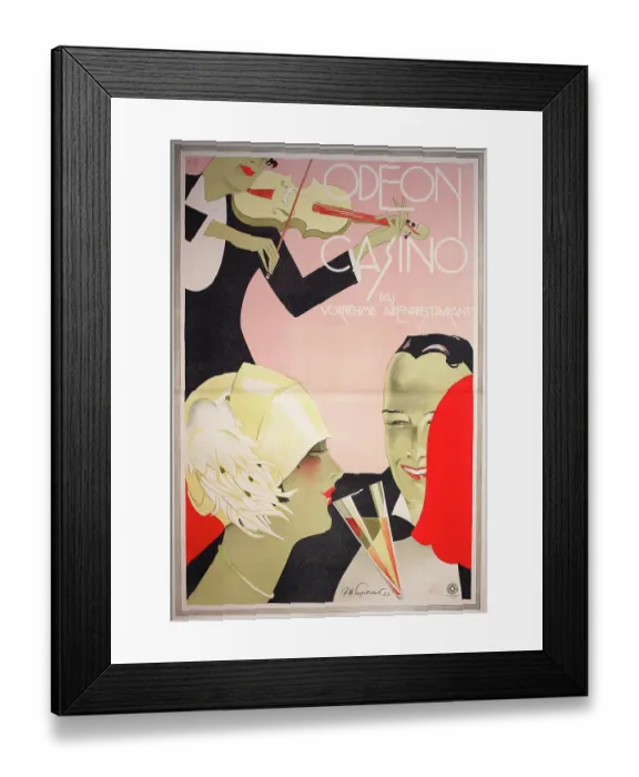Framed Print : Poster, Odeon Casino Framed Print : Poster, Odeon Casino