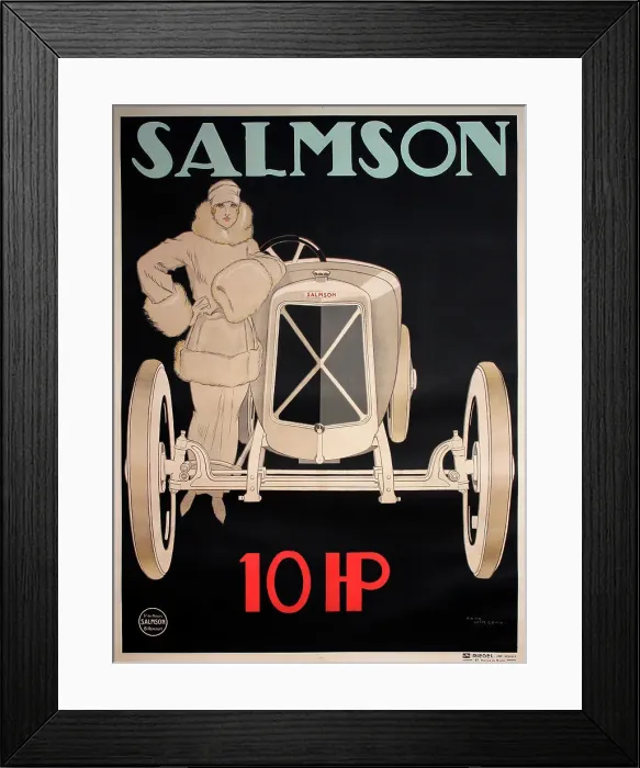 Framed Print : Poster, Salmson Cars 10 HP Framed Print : Poster, Salmson Cars 10 HP