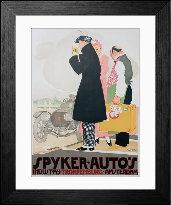 Framed Print : Poster, Spyker cars Framed Print : Poster, Spyker cars