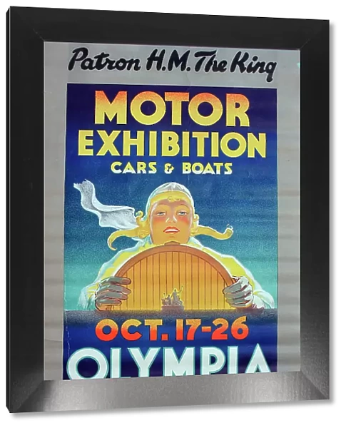 Poster, Motor Exhibition, Olympia, London