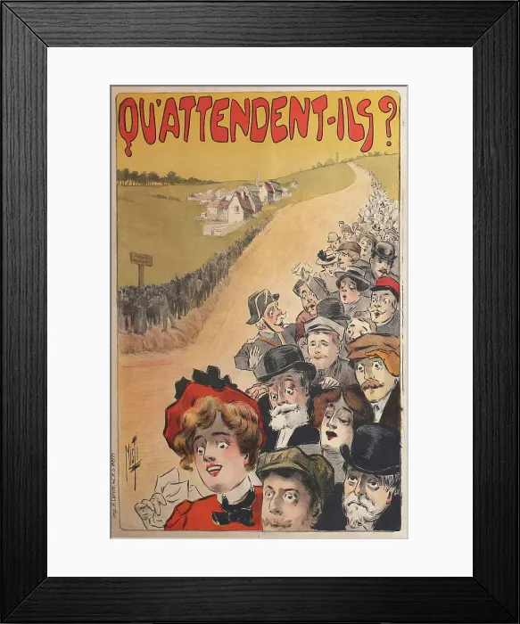 Framed Print : Poster, What are they waiting for? Framed Print : Poster, What are they waiting for?