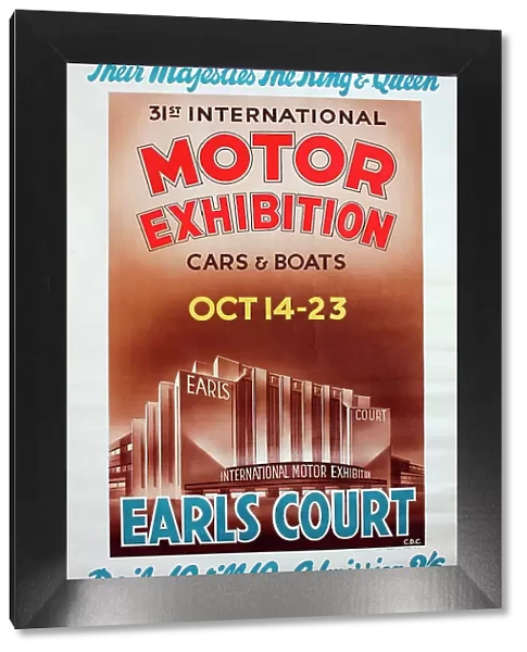 Poster, 31st International Motor Exhibition, Earls Court