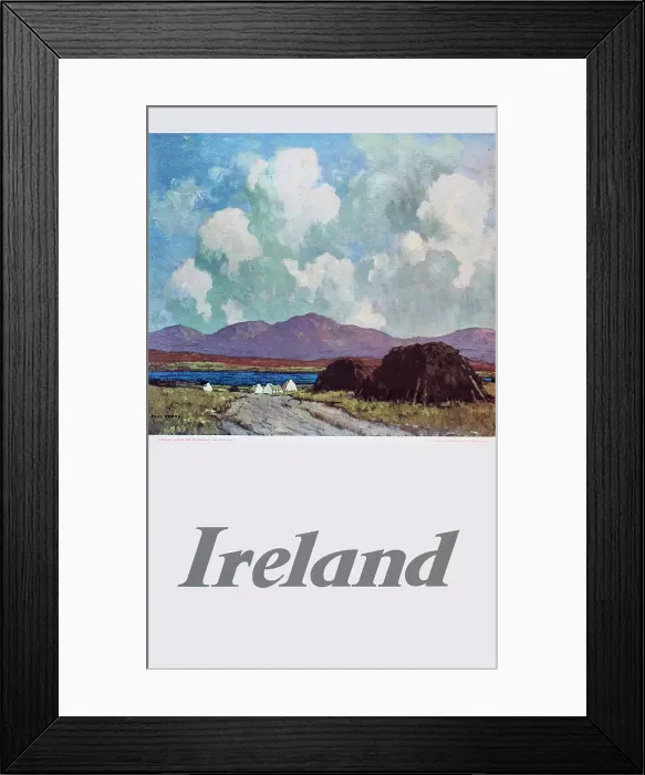 Framed Print : Poster, Ireland