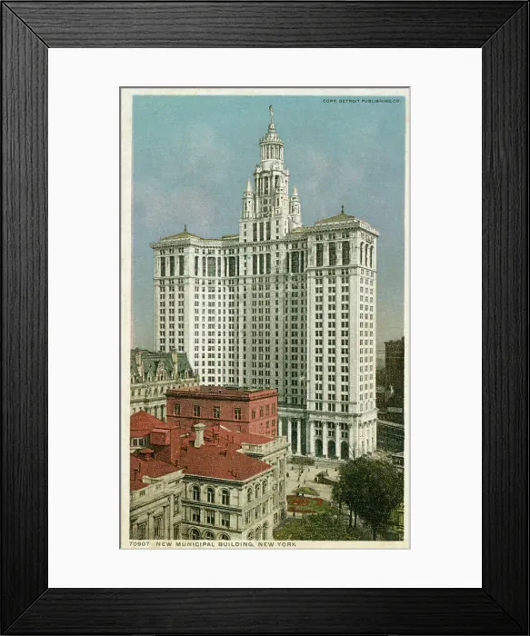 Framed Print : Municipal Building, New York City, USA