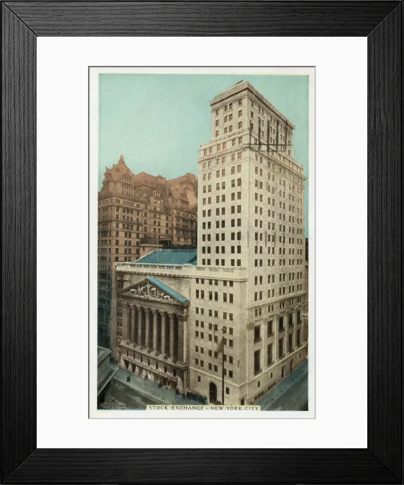 Framed Print : The New York Stock Exchange - Wall Street, NYC, USA Framed Print : The New York Stock Exchange - Wall Street, NYC, USA