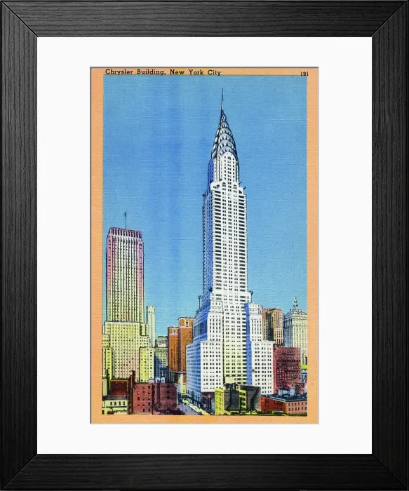 Framed Print : The Chrysler Building, New York City, USA Framed Print : The Chrysler Building, New York City, USA