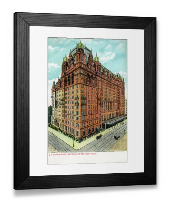 Framed Print : Waldorf Astoria Hotel, New York City, USA Framed Print : Waldorf Astoria Hotel, New York City, USA