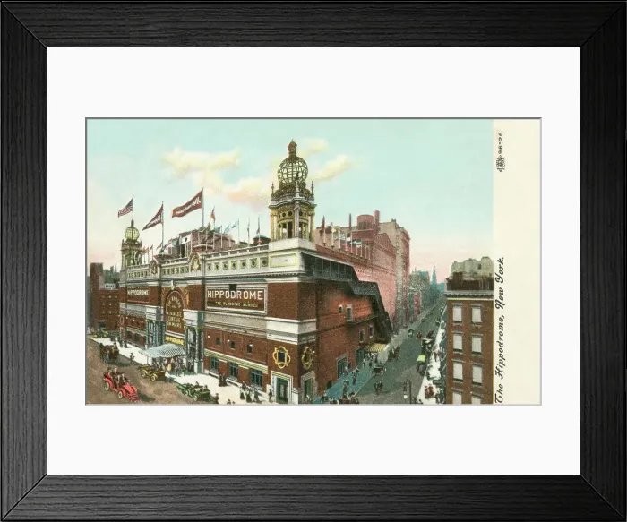 Framed Print : The Hippodrome, New York City, USA Framed Print : The Hippodrome, New York City, USA