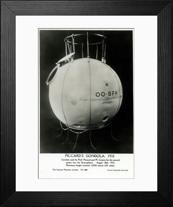 Framed Print : Piccard's Gondola Framed Print : Piccard's Gondola