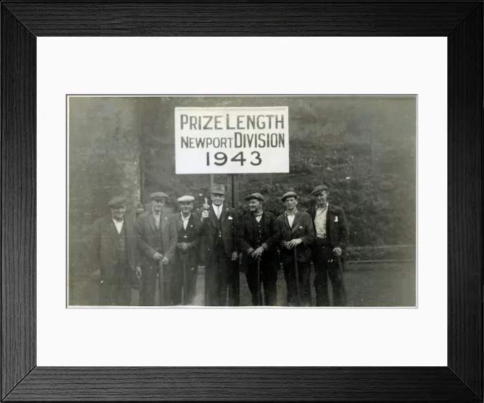 Framed Print : Lengthmen - Prize Length, Newport Division Framed Print : Lengthmen - Prize Length, Newport Division