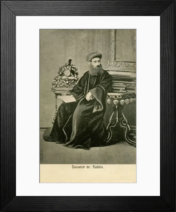 Framed Print : A Rabbi - Constantinople, Turkey Framed Print : A Rabbi - Constantinople, Turkey