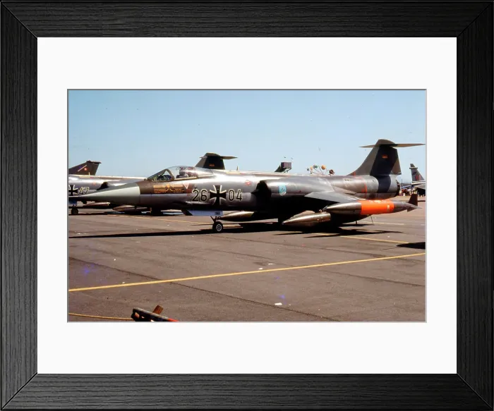 Framed Print : Lockheed F-104G Starfighter 26+04 Framed Print : Lockheed F-104G Starfighter 26+04
