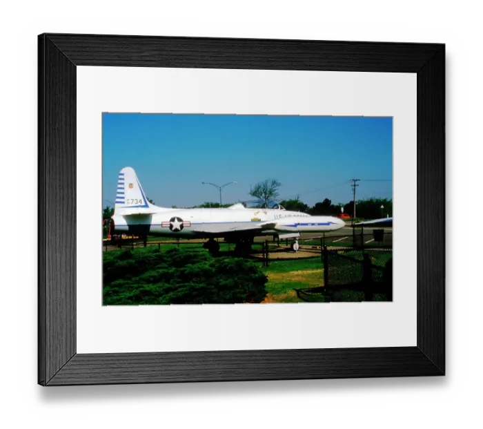 Framed Print : Lockheed T-33A Shooting Star 52-9734 Framed Print : Lockheed T-33A Shooting Star 52-9734