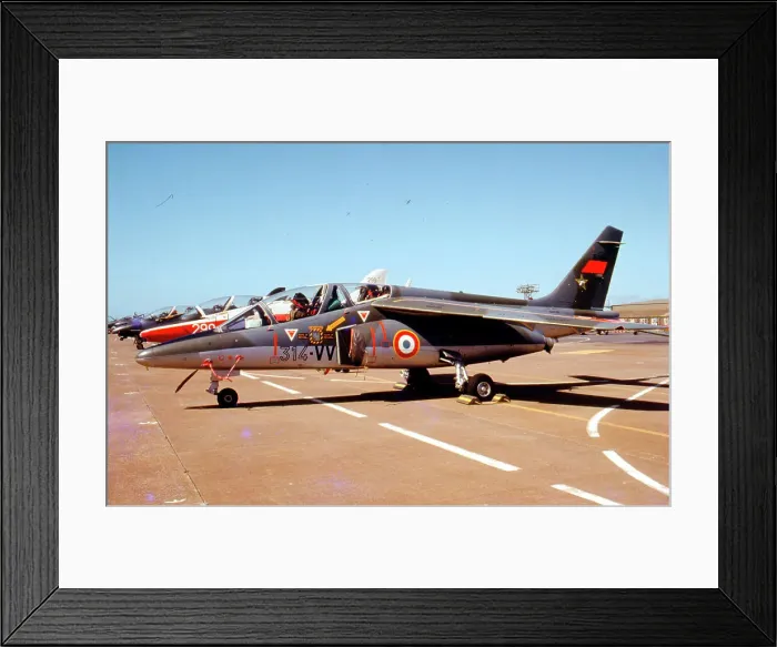 Framed Print : Dassault-Dornier Alpha Jet E 314-VV Framed Print : Dassault-Dornier Alpha Jet E 314-VV