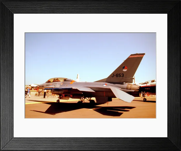 Framed Print : General Dynamics F-16B Fighting Falcon J-653 Framed Print : General Dynamics F-16B Fighting Falcon J-653